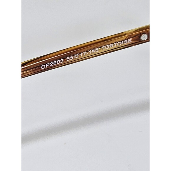 GIANNI PO WOMEN'S EYEGLASSES GP 2603 55-17 145 Brown Tortoise NWT DEMO LENSES - Picture 10 of 16